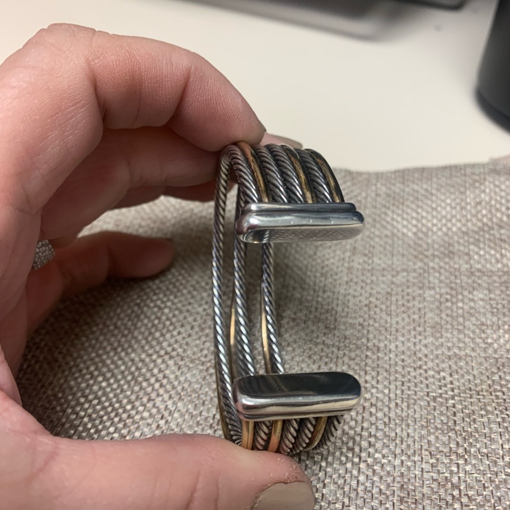 David Yurman 4 Row Crossover Bracelet - image 2